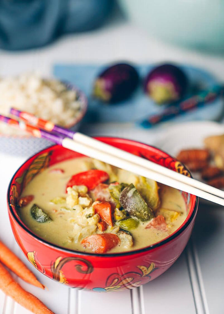 10 minutes Thai Green Curry with no worries
