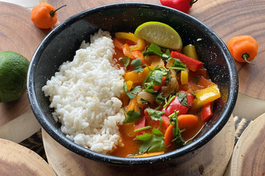 Red Thai Curry With Rice