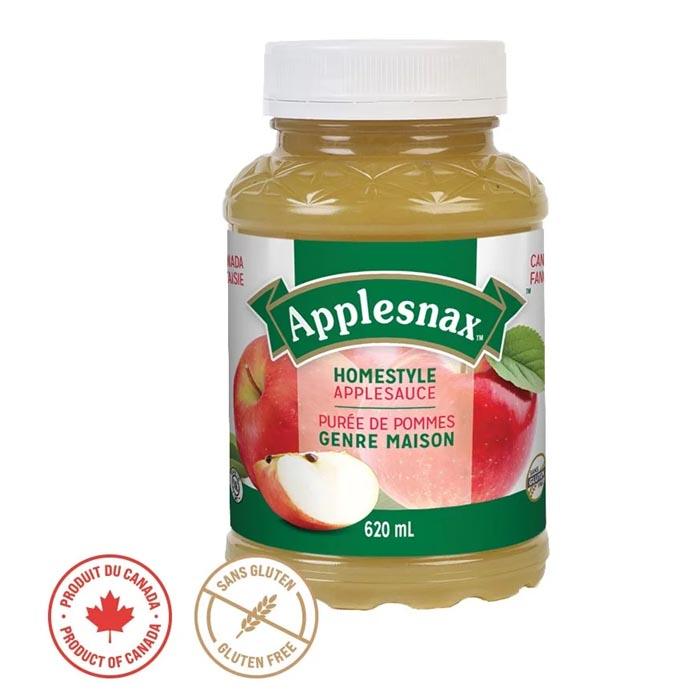 Applesnax Applesauce Homestyle, 620ml PlantX Canada