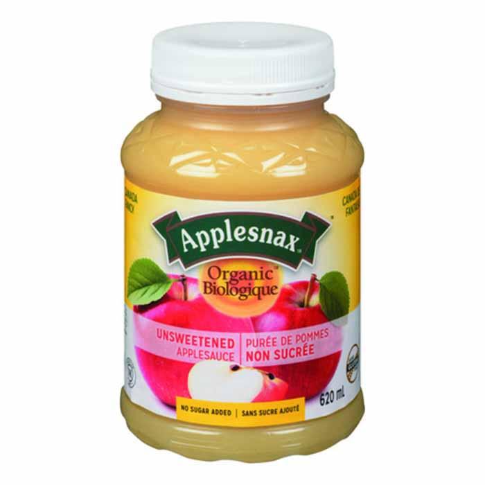 Applesnax Unsweetened Applesauce Organic, 620ml PlantX Canada