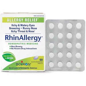 Boiron - Rhinallergy Allergy Relief 60 Quick-Dissolving Tablets, 60 Tablets