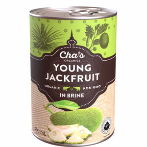 Cha's Organics - Young Jackfruit In Brine Organic, 400ml