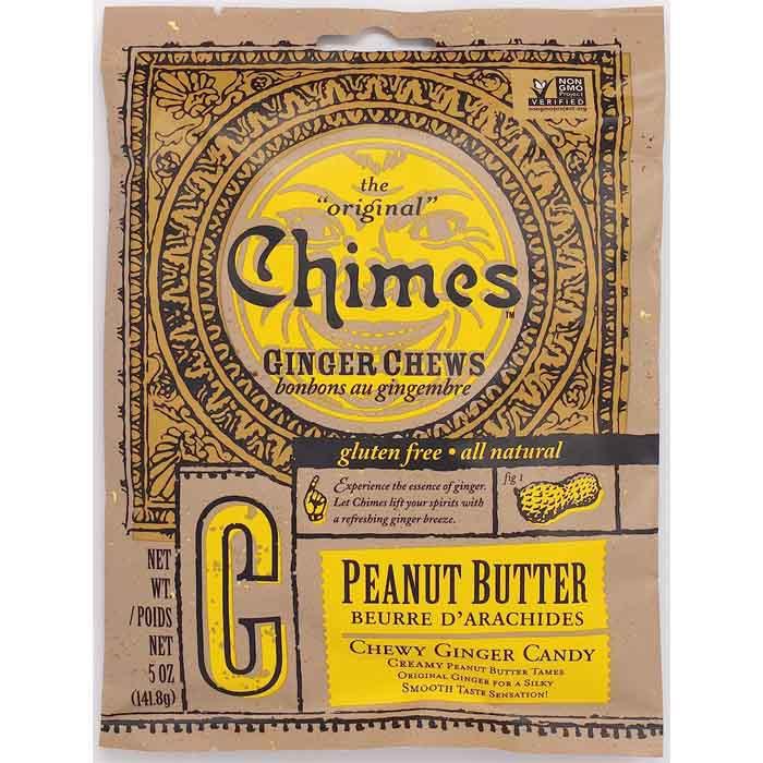Chimes Ginger Chews Peanut Butter 5oz PlantX Canada