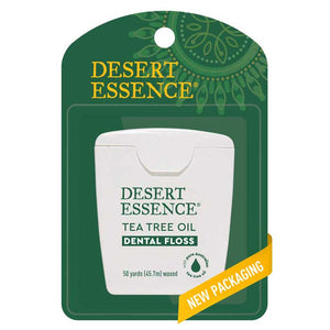 Desert Essence - Tea Tree Oil Dental Floss 6X50Yards, 6x50 Yards