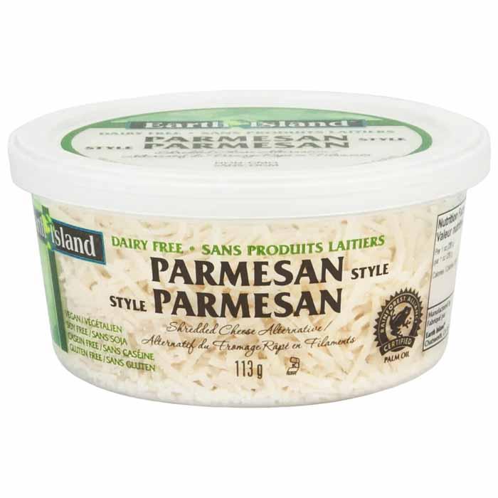 Earth Island Shredded Cheese Alternative Parmesan Style, 113g