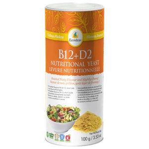 Ecoideas - Nutritional Yeast B12+D2, 100g
