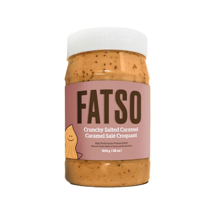 Fatso - High Performance Peanut Butter Crunchy Salted Caramel, 500g