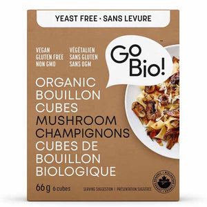 Gobio! - Organic Bouillon Cubes Mushroom 6 Cubes, 66g