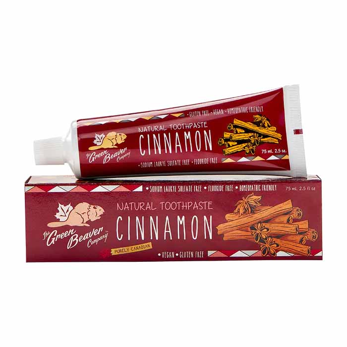Green Beaver Cinnamon Toothpaste, 75ml PlantX Canada