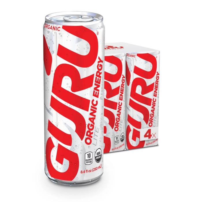 Guru - Energy Drink Lite Organic 4 X, 250ml – PlantX Canada
