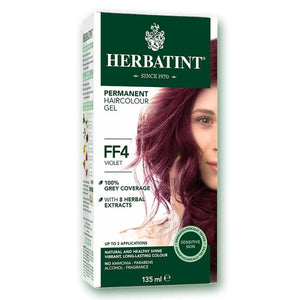 Herbatint - Flash Fashion Permanent Hair Color, Ff4 Violet, 135ml