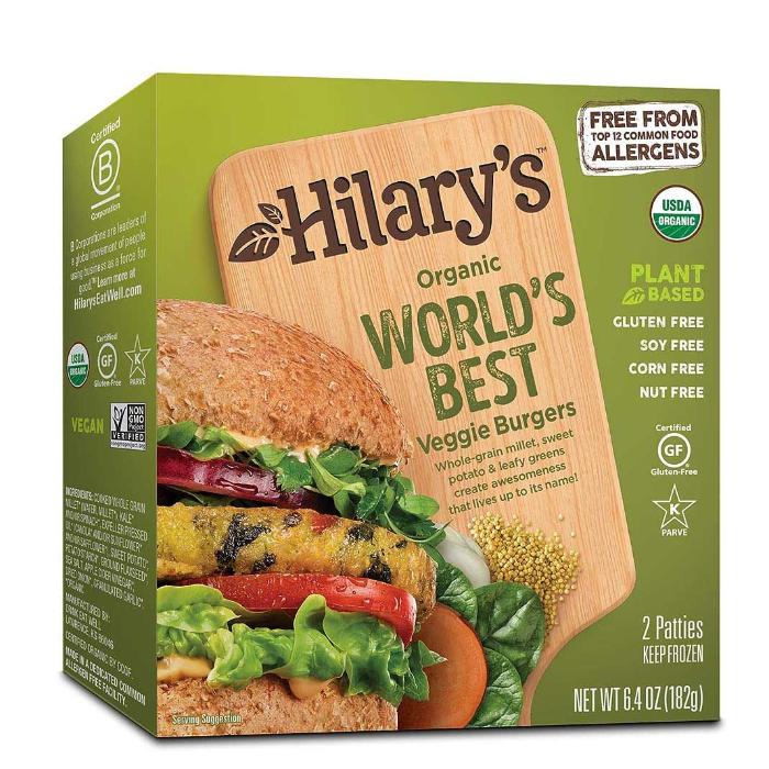 Hilary's Veggie Burgers World's Best Organic 2 Patties, 182g PlantX Canada