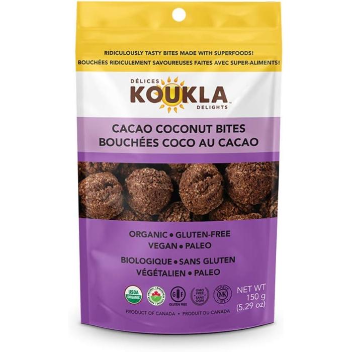 Koukla Delights - Cacao Coconut Bites, 150g