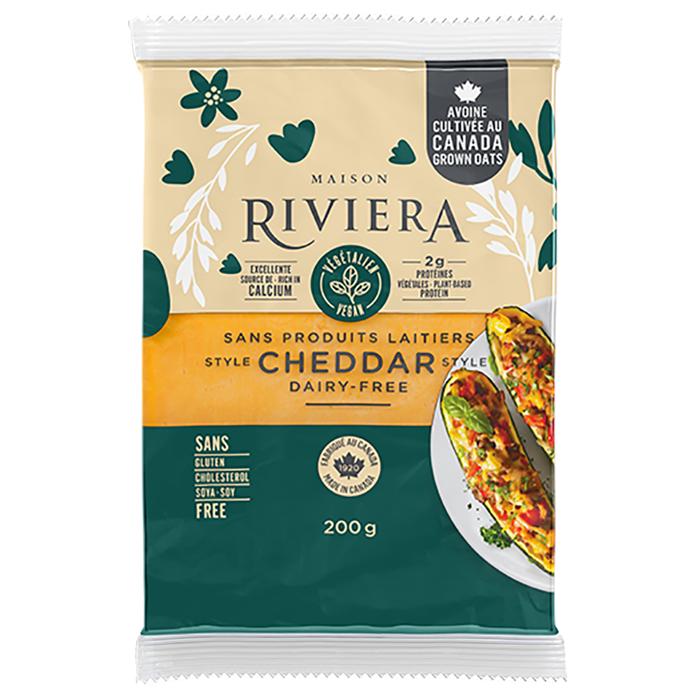 Maison Riviera Dairy Free Block Cheese Cheddar Style, 200g PlantX