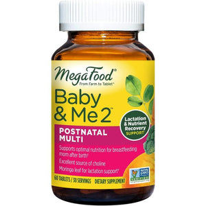 Megafood - Baby & Me 2 Postnatal Multi, 60 Tablets