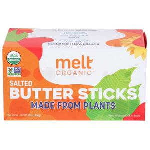 Melt - Melt The Plant-Based Butter Veganbutter Sticks Four Sticks, 454g