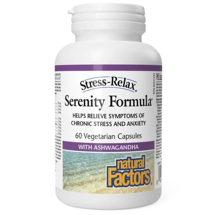 Natural Factors - Serenity Formula, Stress-Relax, 60 Vegetarian Capsules