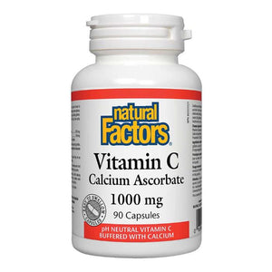 Natural Factors - Vitamin C Calcium Ascorbate 1000 mg Capsules | Multiple Sizes