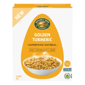 Nature's Path - Superfood Oatmeal Golden Turmeric Organic 6 Packets, 6X35g