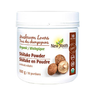 New Roots - Shiitake Powder, 100g / 32 Portions