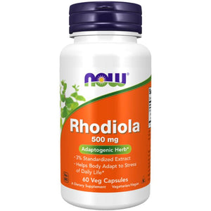 Now Foods - Rhodiola (Arctic Root) 500mg, 60 Vegetarian Capsules
