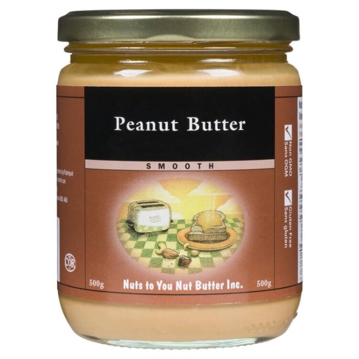 Nuts To You Nut Butter Smooth Peanut Butter Multiple Sizes PlantX