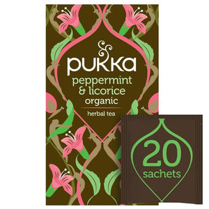 Pukka - Organic Peppermint & Licorice, 20 Units