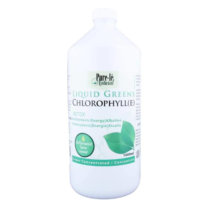 Purele Natural Liquid Greens Chlorophyll Unflavoured Multiple Siz