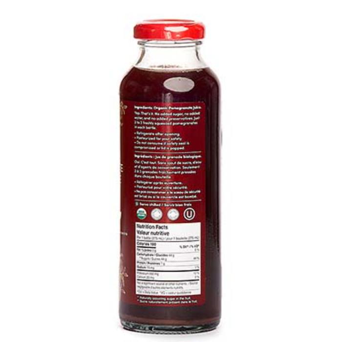 Red Crown - Organic Pomegranate Juice With Pulp, 1L - Back