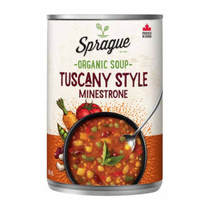 Sprague - Organic Minestrone Soup Tuscan Style, 398ml