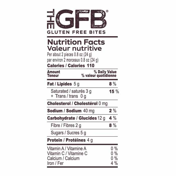 The Gfb - Gluten Free Bites Coconut Cashew, 113g - back