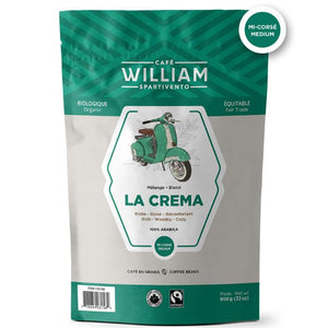 William Spartivento - Cafe Ground Blend La Crema Medium Roast Organic, 340g
