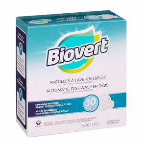 Biovert - Auto Dishwashing Tablets, 30 Tabs