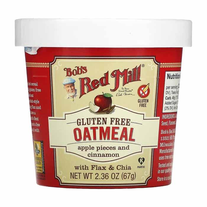 Bob's Red Mill - Oatmeal - Microwavable Cup Apple cinnamon, 67g