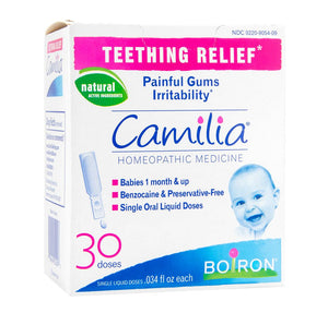 Boiron - Camilia Teething Homeopathic Medicine 1 - 30 Months, 30 x 1ml
