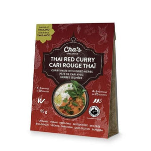 Cha's Organics - Thai Curry (Red, Green, Yellow), 55g