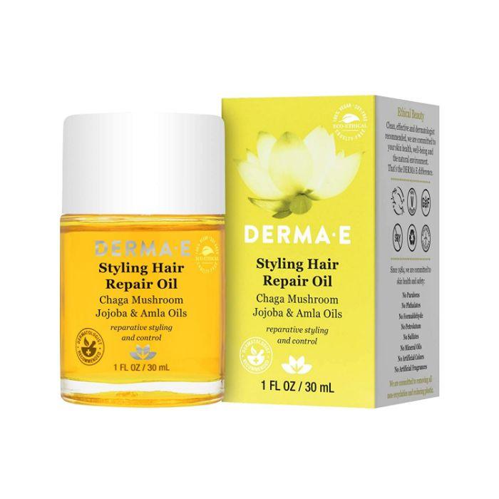 DermaE Styling Hair Repair Oil, 30ml PlantX Canada