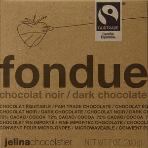 Galerie Au Chocolat - Dark Chocolate 72% Fondue, 200g