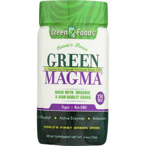 Green Foods - Green Magma Barley Grass Juice - 250 count, 4.4 Oz