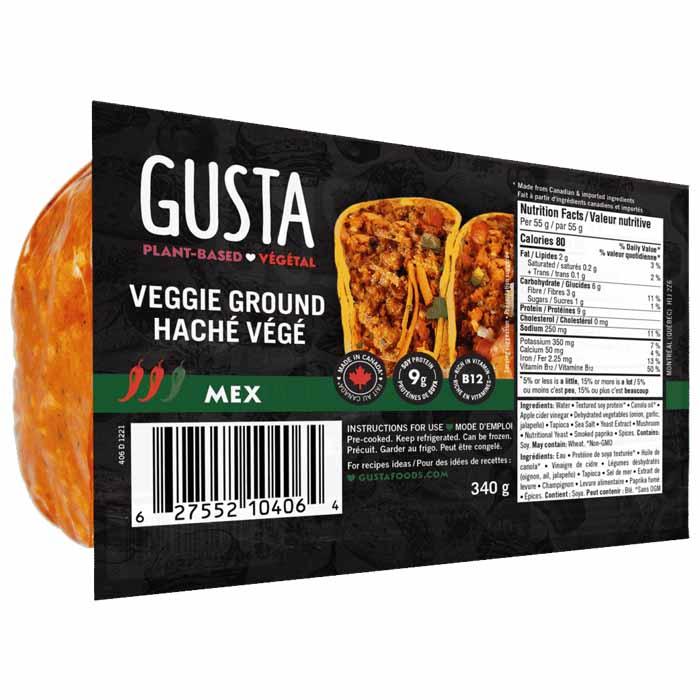 Gusta - Plant-Based Veggie Ground - Mexican