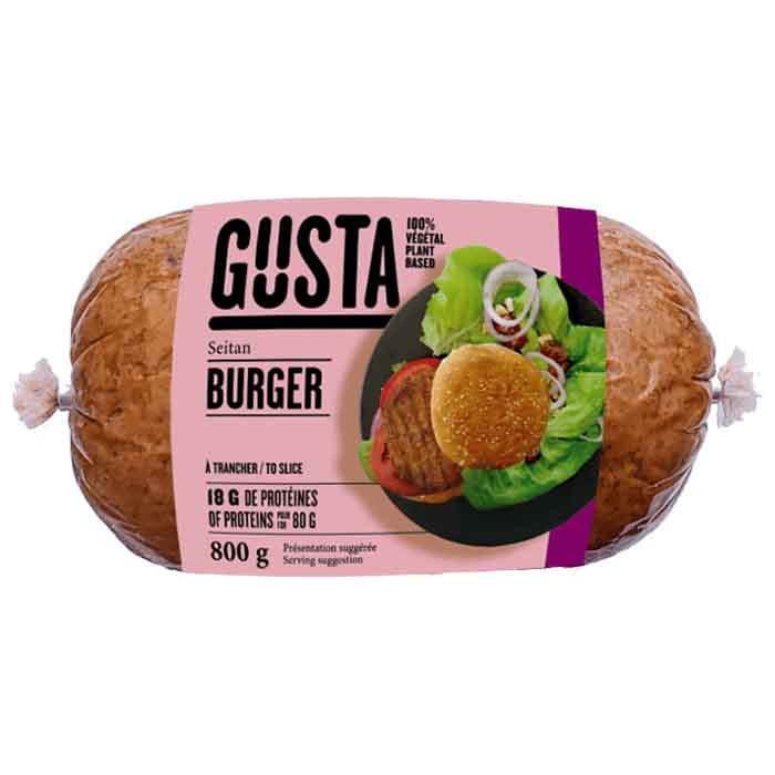 Gusta Vegan Seitan Burger To Slice, 800g PlantX Canada