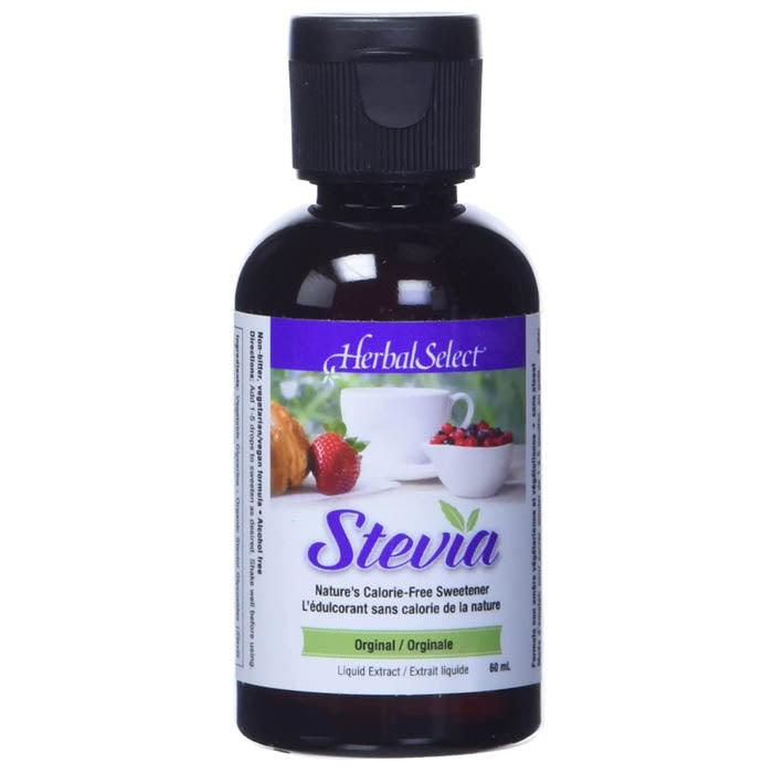 Herbal Select Stevia Extract Liquid, 60ml Multiple Flavours