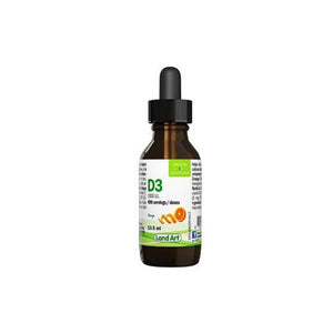 LANDART - Organic Vitamin D3 1000 IU Per Drop, 13.5ml
