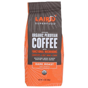 Laird Superfood - Organic Mushroom Coffee, 12oz