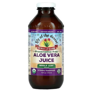Lily Of The Desert - Organic Whole Leaf Aloe Vera Juice (Preservative-Free) | Multiple Options
