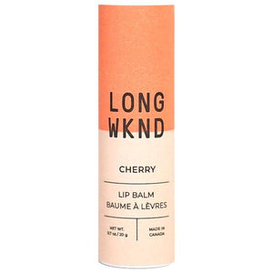 Long Wknd - Cherry Lip Balm - Vegan & Plastic-Free, 20g