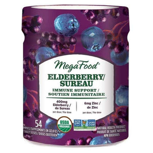 MegaFood - Elderberry Immune Support Gummies, 54 Gummies