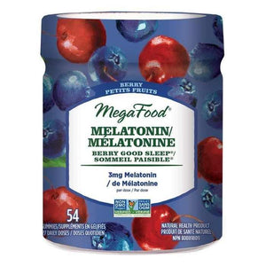 MegaFood - Melatonin Berry Good Sleep Gummies, 54 Gummies