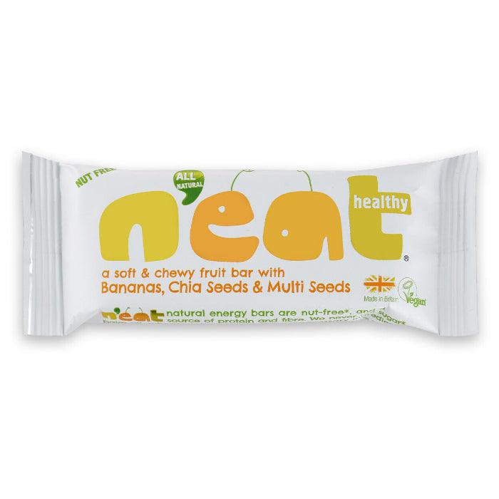 N'eat - N’eat Natural Energy Bananas, Chia Seeds & Multi Seeds Fruit Bar:, 45g