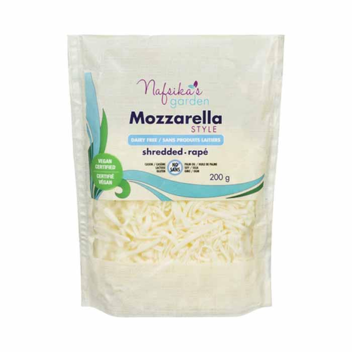 Nafsika's Garden - Mozzarella Style Cheese - Shredded, 200g